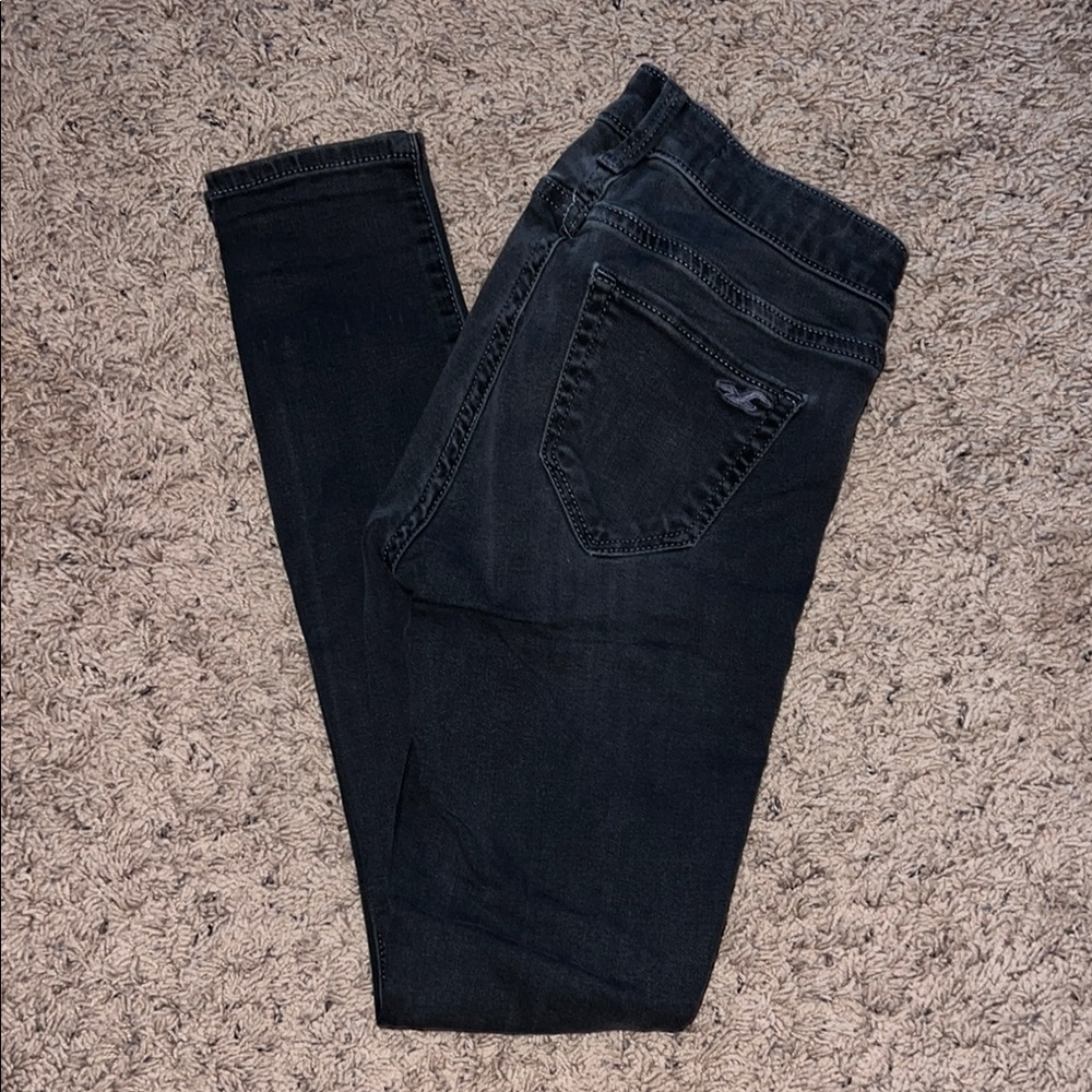 Hollister Women's Black Low Rise Jean Leggings
